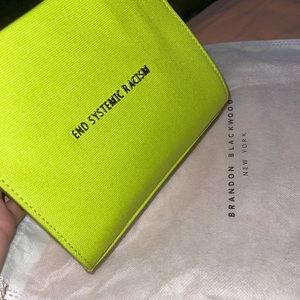Brandon Blackwood Lime Green Canvas ESR Mini Bag